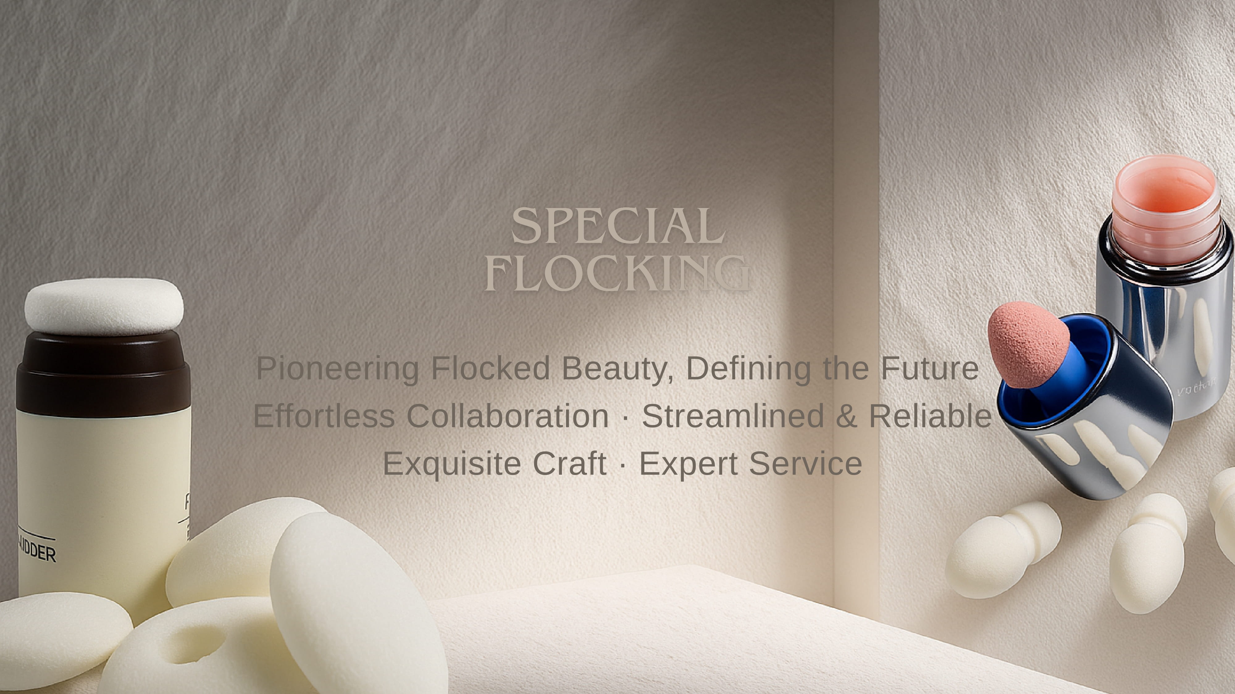 Flocked Beauty · A Trusted Partner in Excellence